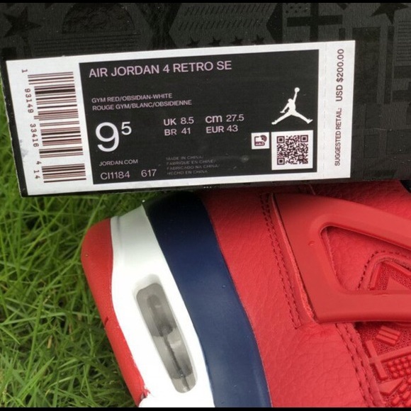 jordan 4 fiba box